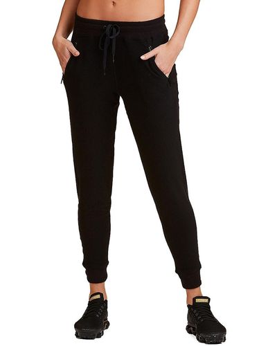 Alala Drawstring Zip Pocket Sweatpants - Black