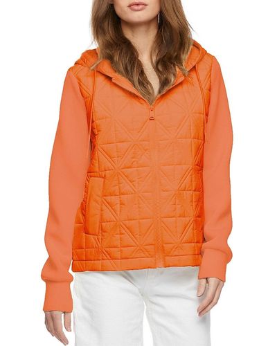 Bernardo Hooded Puffer Jacket - Orange