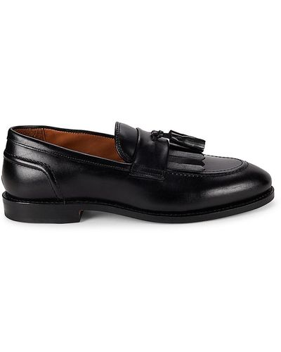 Allen Edmonds Randolph Tassel Leather Loafers - Black