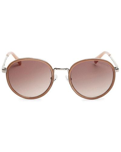Kenneth Cole 53mm Round Sunglasses - Pink