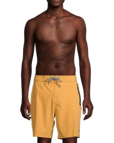 Spyder Logo Shorts - Brown