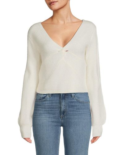 10 Crosby Derek Lam Marnie Twist Front Jumper - Blue