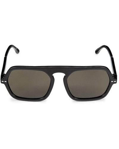 Isabel Marant 56Mm Aviator Sunglasses - Black