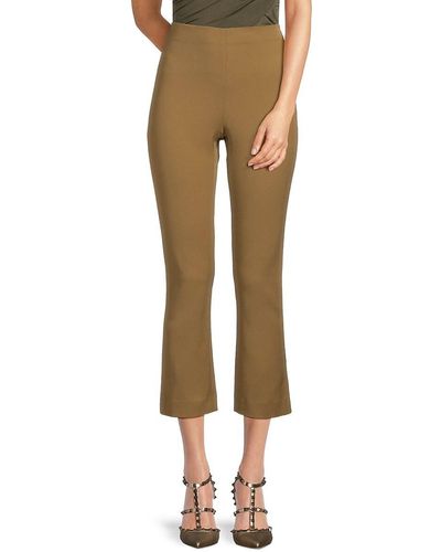 Vince High Rise Cropped Trousers - Natural