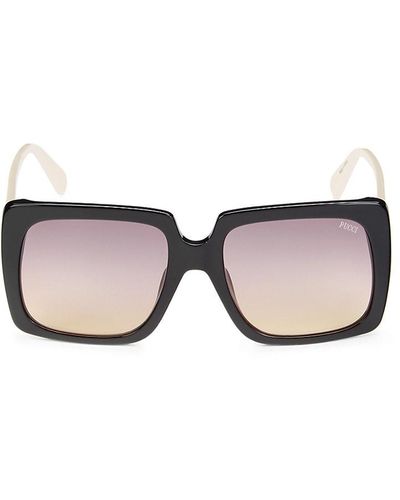 Emilio Pucci 58mm Square Sunglasses - Black