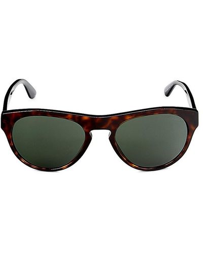 Giorgio Armani 55mm Round Sunglasses - Green