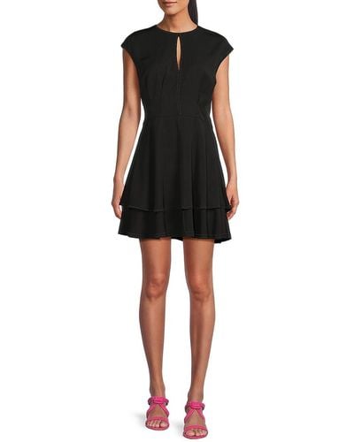 Rebecca Minkoff Layered Mini Dress - Black
