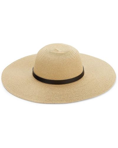 Calvin Klein Woven Sun Hat - Natural