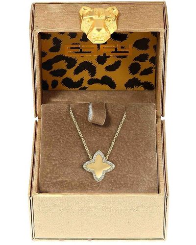Effy Golden Finds 14K & 0.12 Tcw Diamond Star Pendant Necklace - Metallic