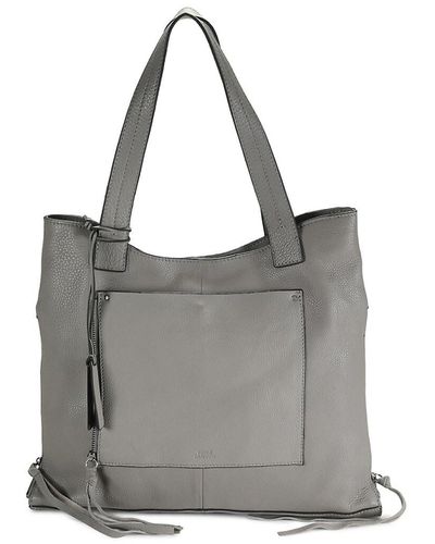Vince Camuto Rylan Leather Tote - Grey