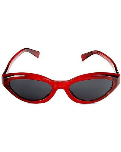 Alain Mikli Desir 54mm Cat Eye Sunglasses - Red