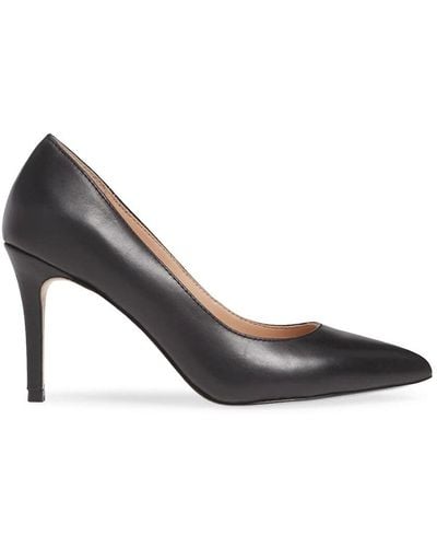 Charles David Vibe Point-Toe Leather & Suede Court Shoes - Metallic