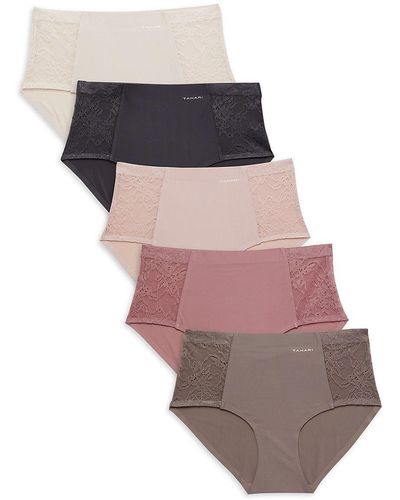 Tahari Girl's Panties Size M 8 10 Tagless 100% Cotton 7 Pack