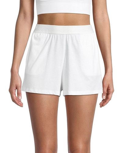 Skin Cady Logo Pima Cotton Shorts - White