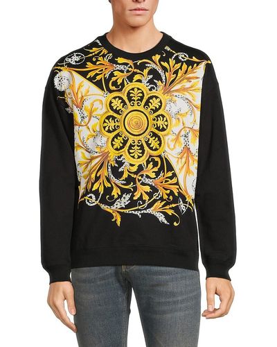 Versace Baroque Print Sweatshirt - Black