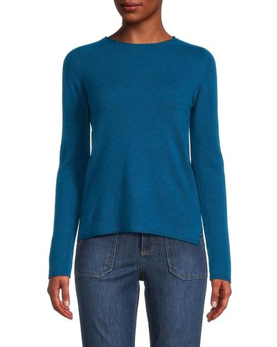 Sofiacashmere Relaxed Cashmere Jumper - Blue