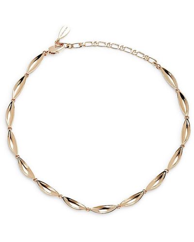 Jenny Bird Plated Sterling Silver Choker Necklace - Natural