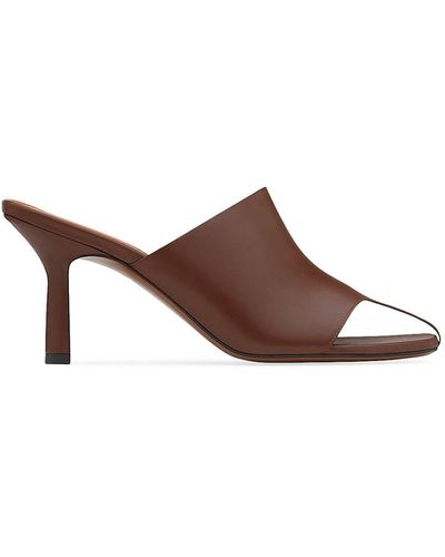 Neous Jumel Leather Mules - Brown