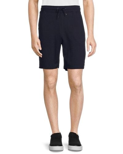 French Connection 'Solid Drawstring Shorts - Blue