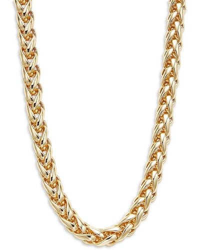 Shashi Wonder Goldtone Brass 16" Chain Necklace - Metallic