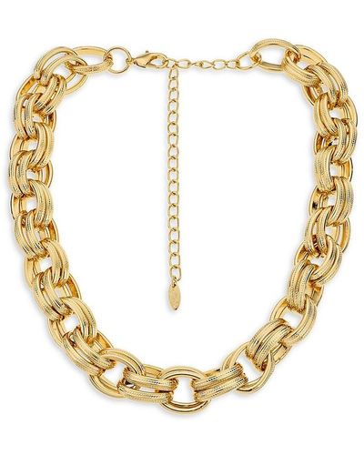 Ettika 18k Goldplated Chain Link Necklace - Metallic