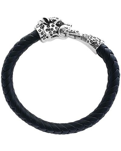 Effy Men's 925 Sterling Silver Black Rhodium Box Chain Necklace