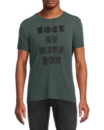 John Varvatos Rock Be With You T Shirt - Green