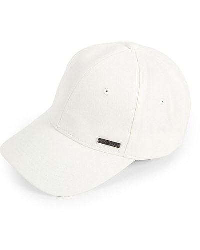 Calvin Klein Logo Baseball Cap - White