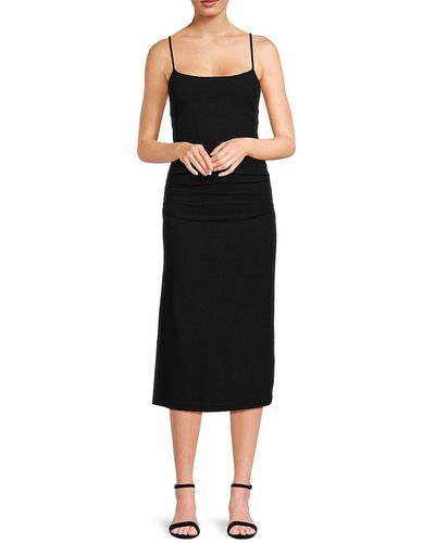 Skin Neva Midi Slip Dress - Black