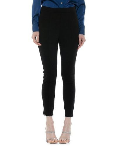 Alexia Admor Fiona Fitted Skinny Trousers - Black