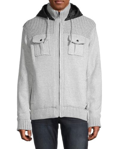 American Stitch 'Zip Up Hooded Jacket - Gray