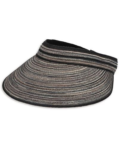 San Diego Hat Metallic Visor - Gray