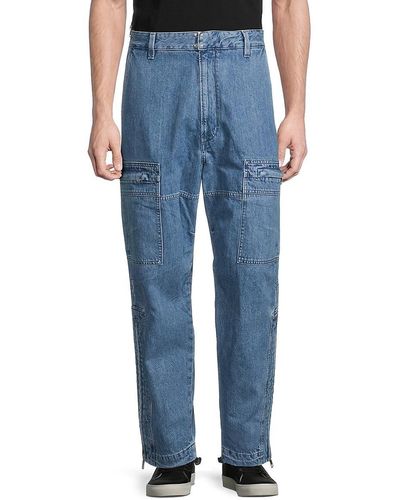 DIESEL Relaxed-fit Trousers - Blue