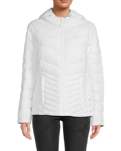 tommy hilfiger white puffer jacket