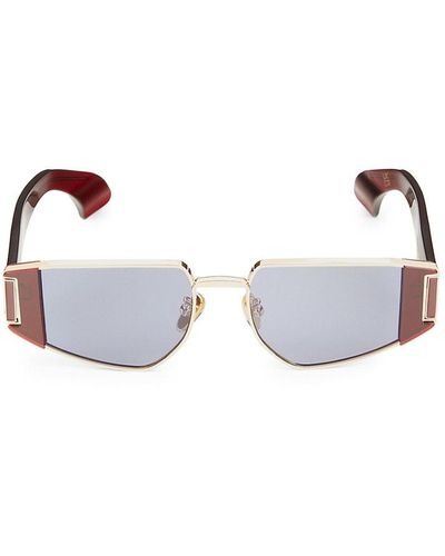 Karen Walker Nix 52mm Oval Sunglasses - White
