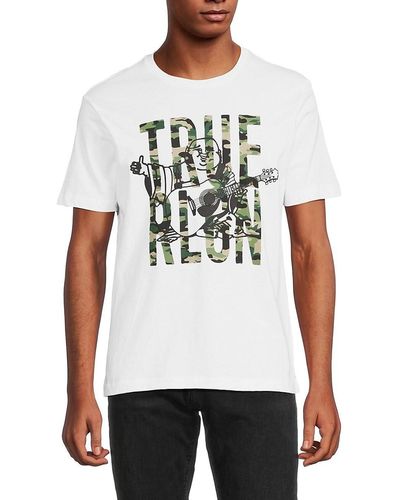 True Religion Logo Tee - White