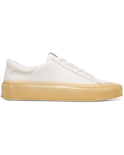 Vince Gabi Dipped Contrast Sole Trainers - White