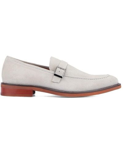 Vintage Foundry Acton Suede Dress Loafers - White