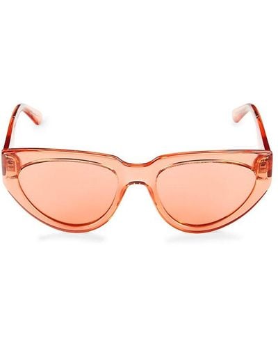 Karl Lagerfeld 54mm Cat Eye Sunglasses - Pink