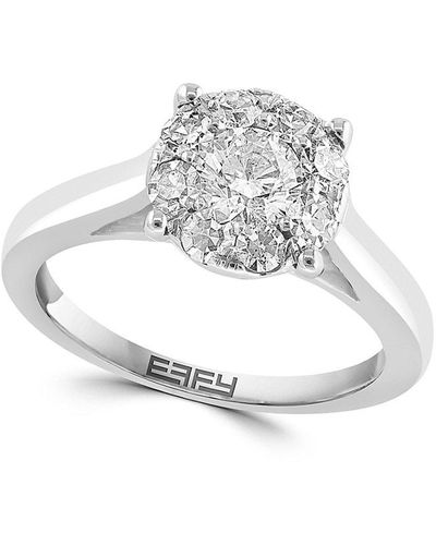 Effy 14k White Gold & 0.5 Tcw Diamond Ring
