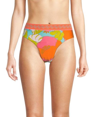 Trina Turk Playa De Flor Bikini Bottom - Orange