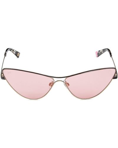 Web 65mm Cat Eye Sunglasses - Pink