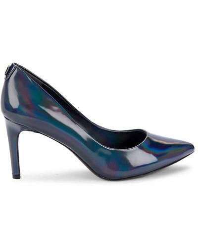 Karl Lagerfeld Glora Point Toe Court Shoes - Blue