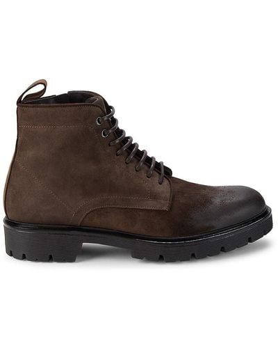 Good Man Brand Modern City Leather Ankle Boots - Brown