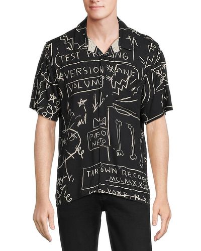 Neuw 'Graphic Camp Shirt - Black