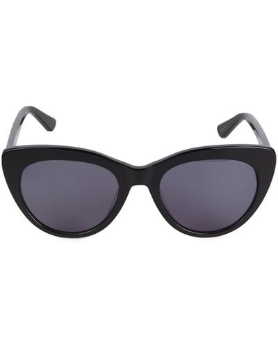 Oscar de la Renta 52mm Cat Eye Sunglasses - Black