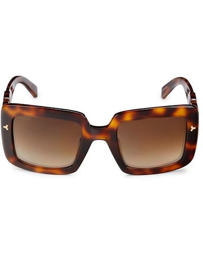 Bally 53mm Square Sunglasses - Brown