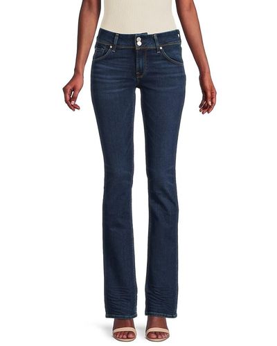 Hudson Jeans Baby Bootcut Mid Rise Jeans - Blue