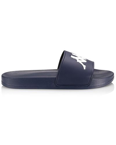 Kappa Authentic Adam Logo Slide Sandals - Blue