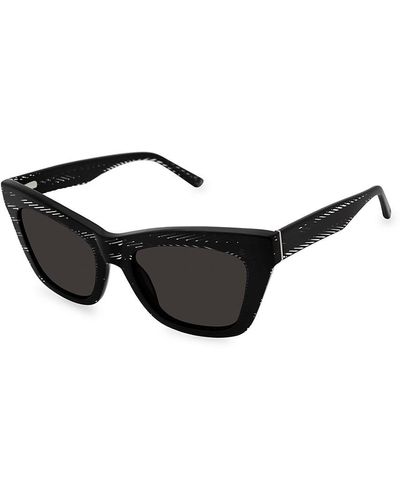 L.A.M.B. 56mm Cat Eye Sunglasses - Black